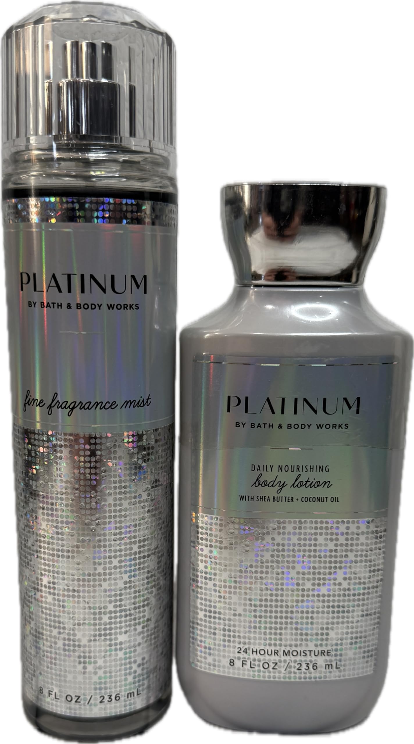 Bath & Body Works Womens Platinum Body Lotion and Spray 2 Piece Set Beauty and Personal Care Bath & Body Works
