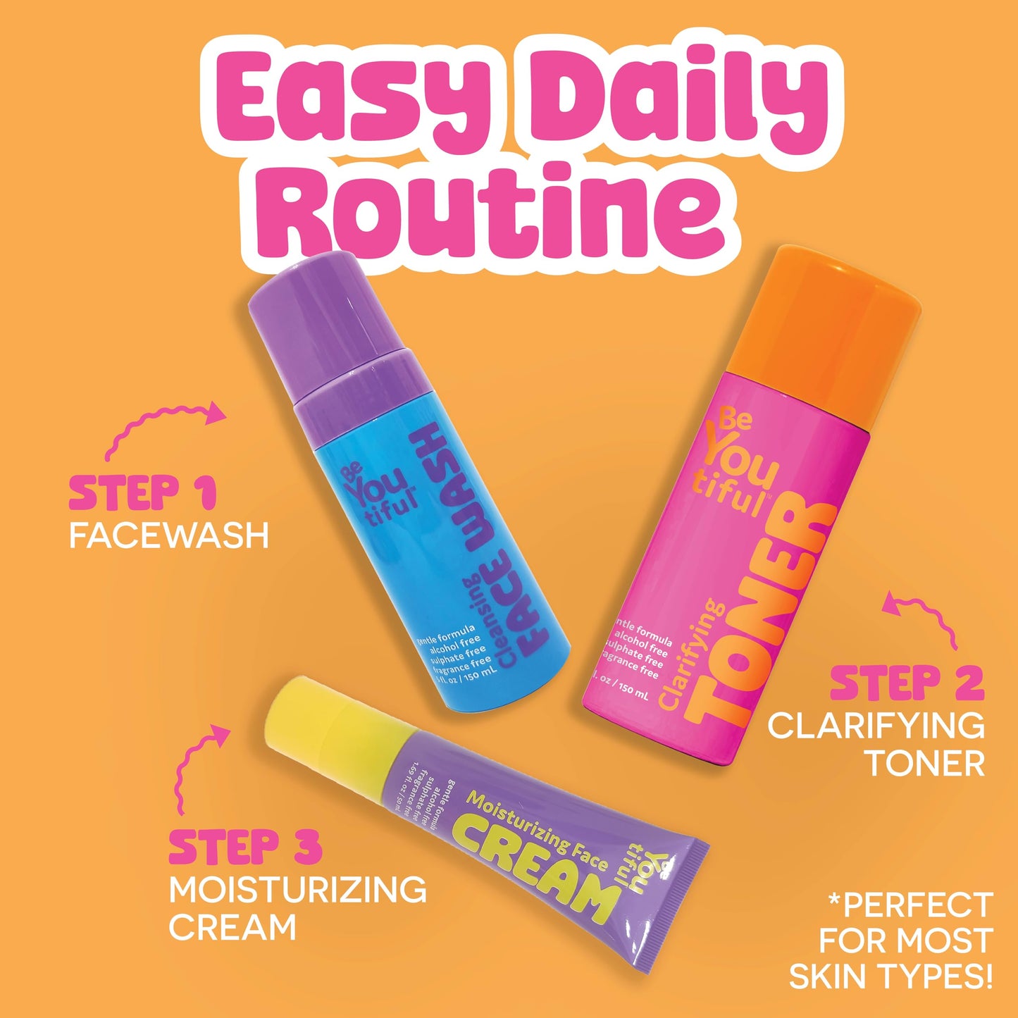 BeYouTiful Clarifying Face Toner, Preppy Skin Care for Balanced Skin, Gentle and Cleansing Facial Skincare for Teens, Tweens, and Kids, Girls and Boys Beauty & Personal Care BeYoutiful