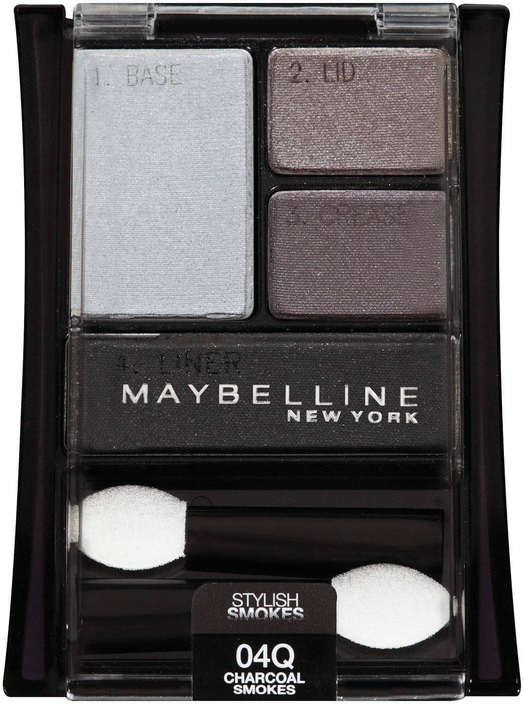Maybelline New York Expert Wear Eyeshadow Quads, Stylish Smokes, 04q Charcoal Smokes, 0.17 Ounce Beauty & Personal Care MAYBELLINE