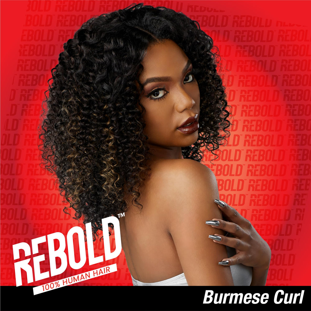 Sensationnel Rebold Curly Weave-Burmese Curl,1 pack 10 inch, CINNAMONCOPPER