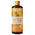 Dr. Jacobs Naturals Pure Castile Soap Liquid Body Wash, Orange & Ginger - Plant Based Soap Infused with Vitamin E & Aloe Vera to Moisturize Dry Beauty & Personal Care DR.JACOBS NATURALS