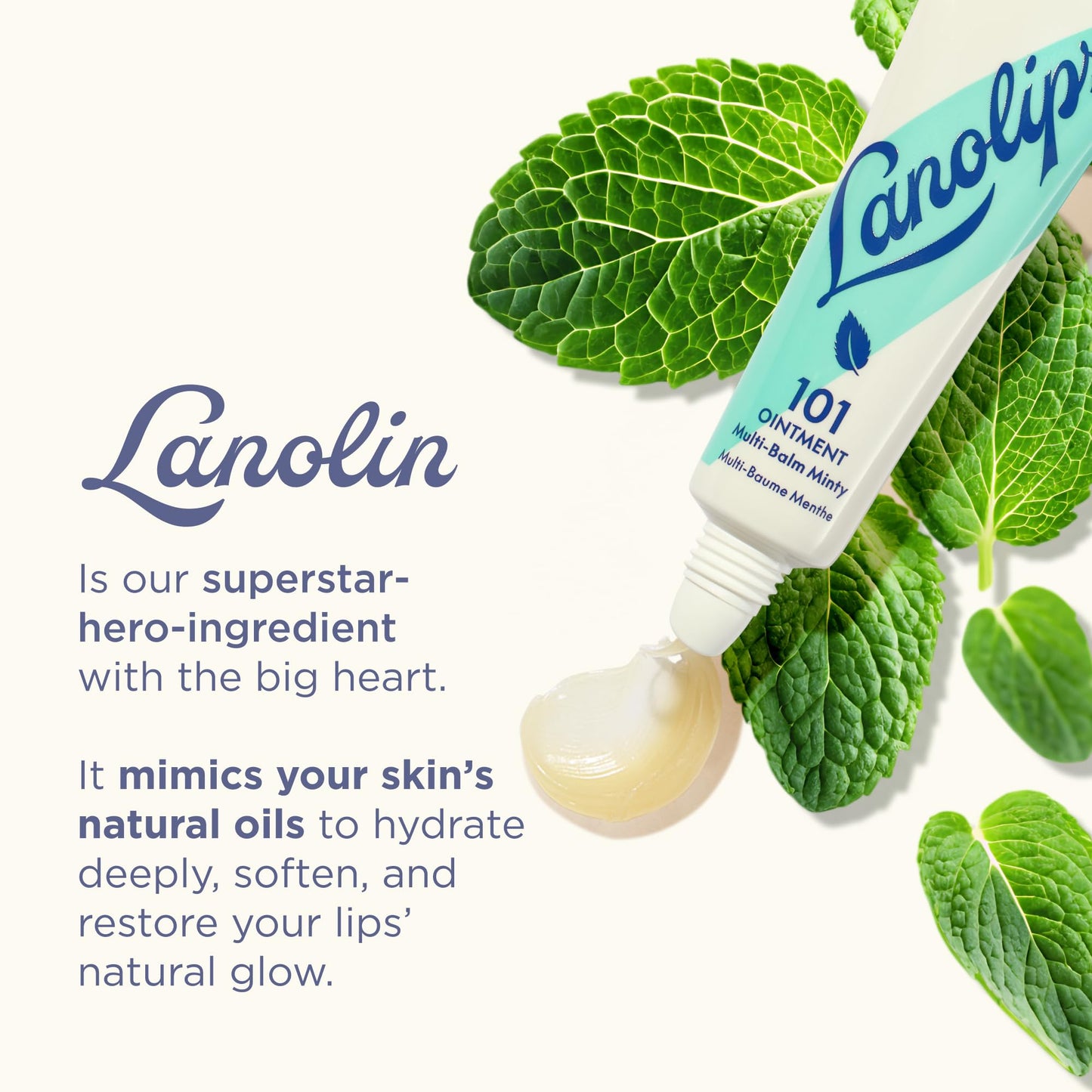 Lanolin 101 Multipurpose Ointment - Lanolin Lip Balm & Healing Ointment for Skin Barrier Repair - Moisturizer for Dry Lips, Cuticles & Elbows - No Beauty and Personal Care Lanolips