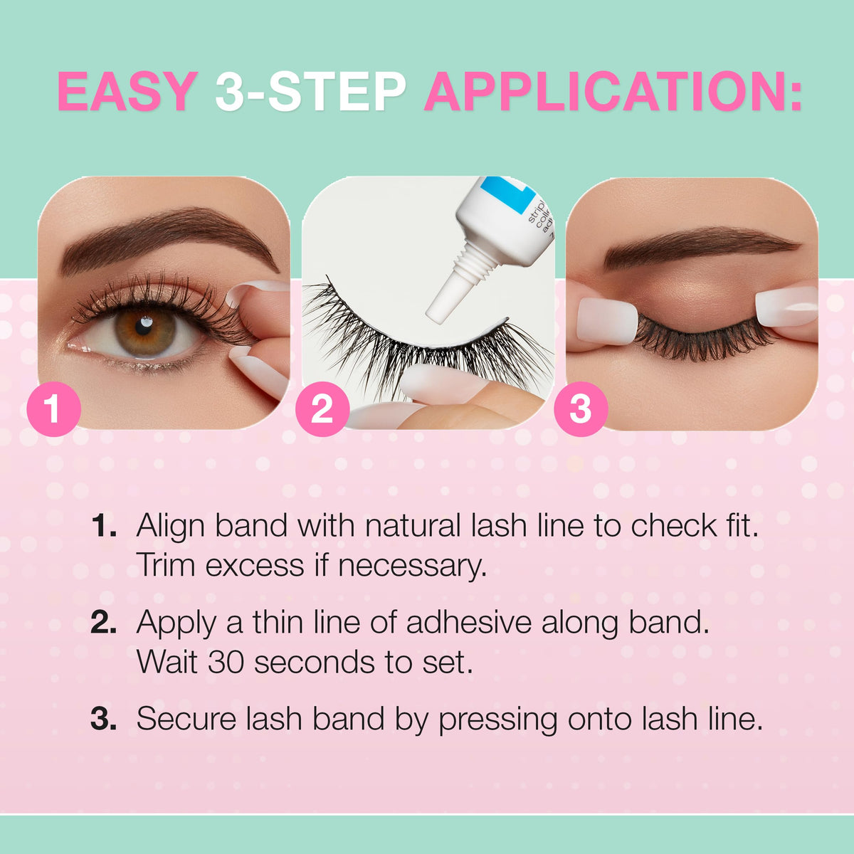 Ardell Faux Mink Lashes 817 - Soft Fluffy Wispy Strip Lashes for Natural Look False Eyelashes with Bonus Duo Adhesive, Cruelty-Free, Holiday Gift Set