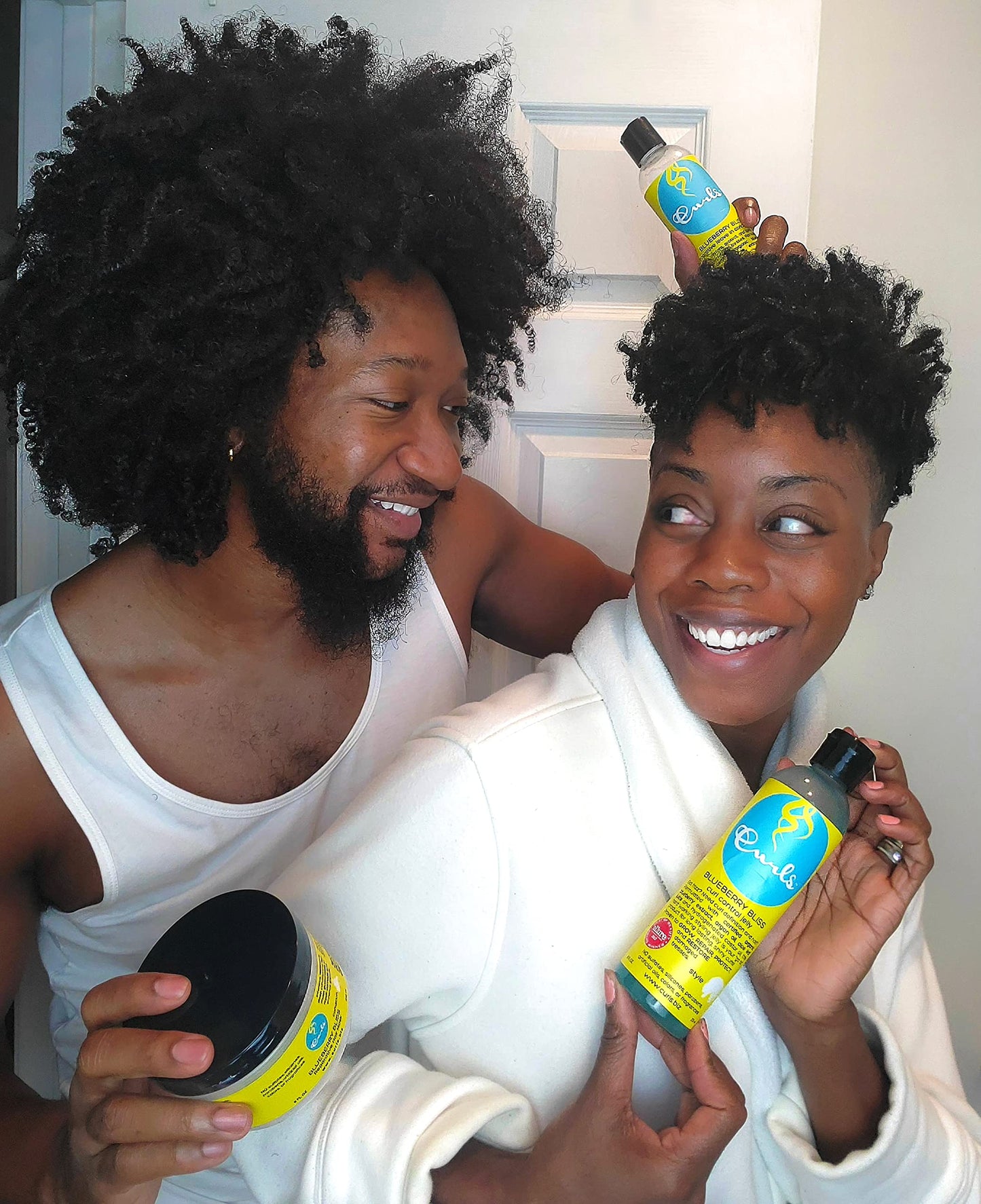 Curls Blueberry Bliss Control Jelly - 8 oz, Define & Defrizz, Wash and Go's, Twist Outs & Braid Outs, for Wavy, Curly, and Coily Hair Types Beauty & Personal Care Curls