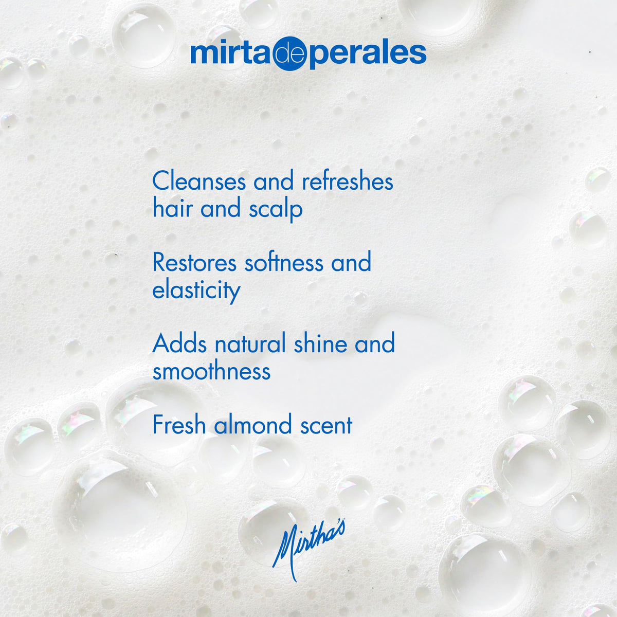 Mirta De Perales Milk Shampoo for Normal to Dry Hair | Gentle Protein-Rich Cleanser with Milk Protein, Silk Protein & Soy Extract | Restores Softness Beauty & Personal Care Mirta De Perales
