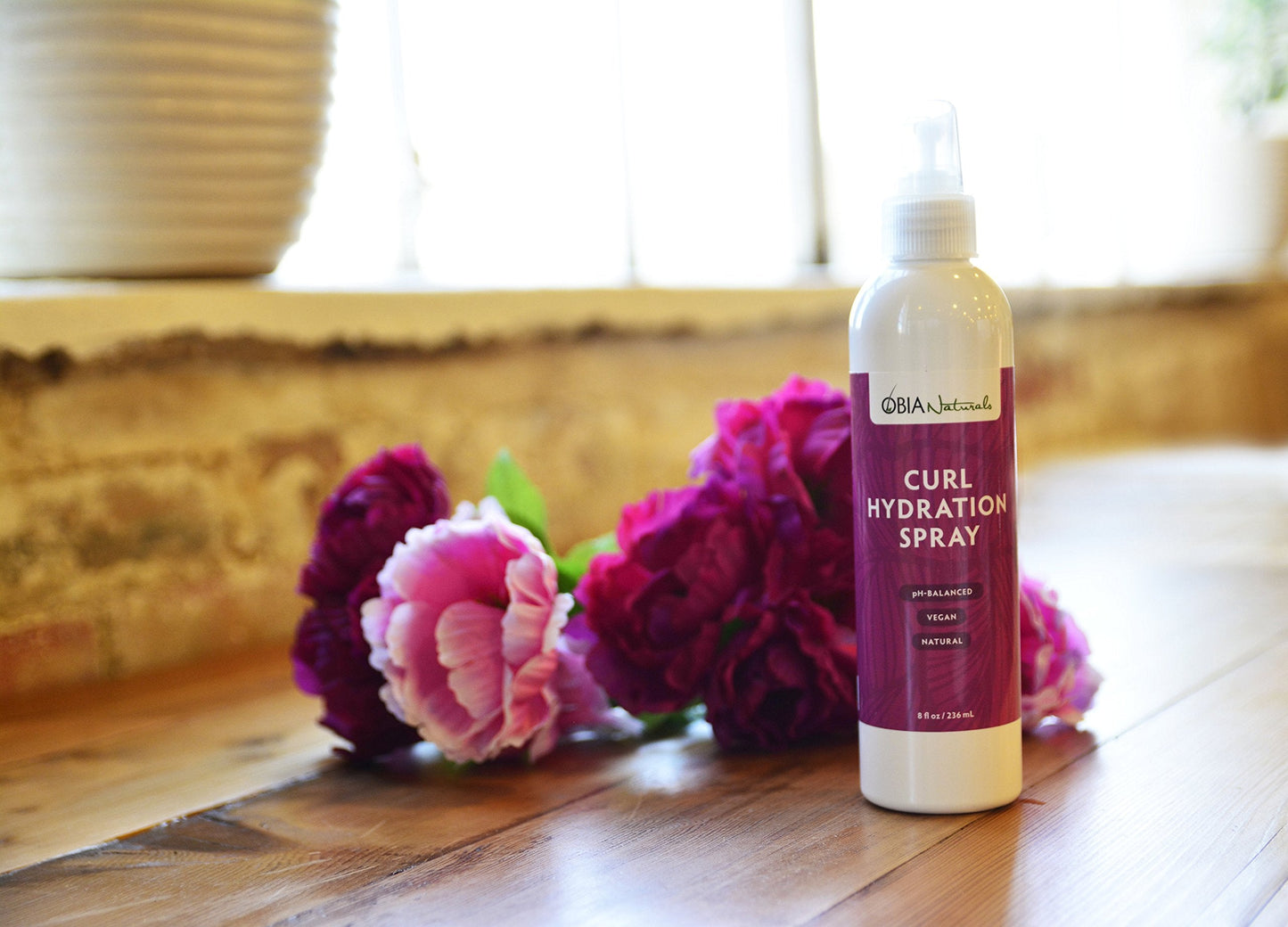 OBIA Naturals Curl Hydration Spray - Refreshing, Moisturizing, Nourishing Hydrator for Dry Hair and Curls, 8 ounce. Beauty & Personal Care OBIA Naturals