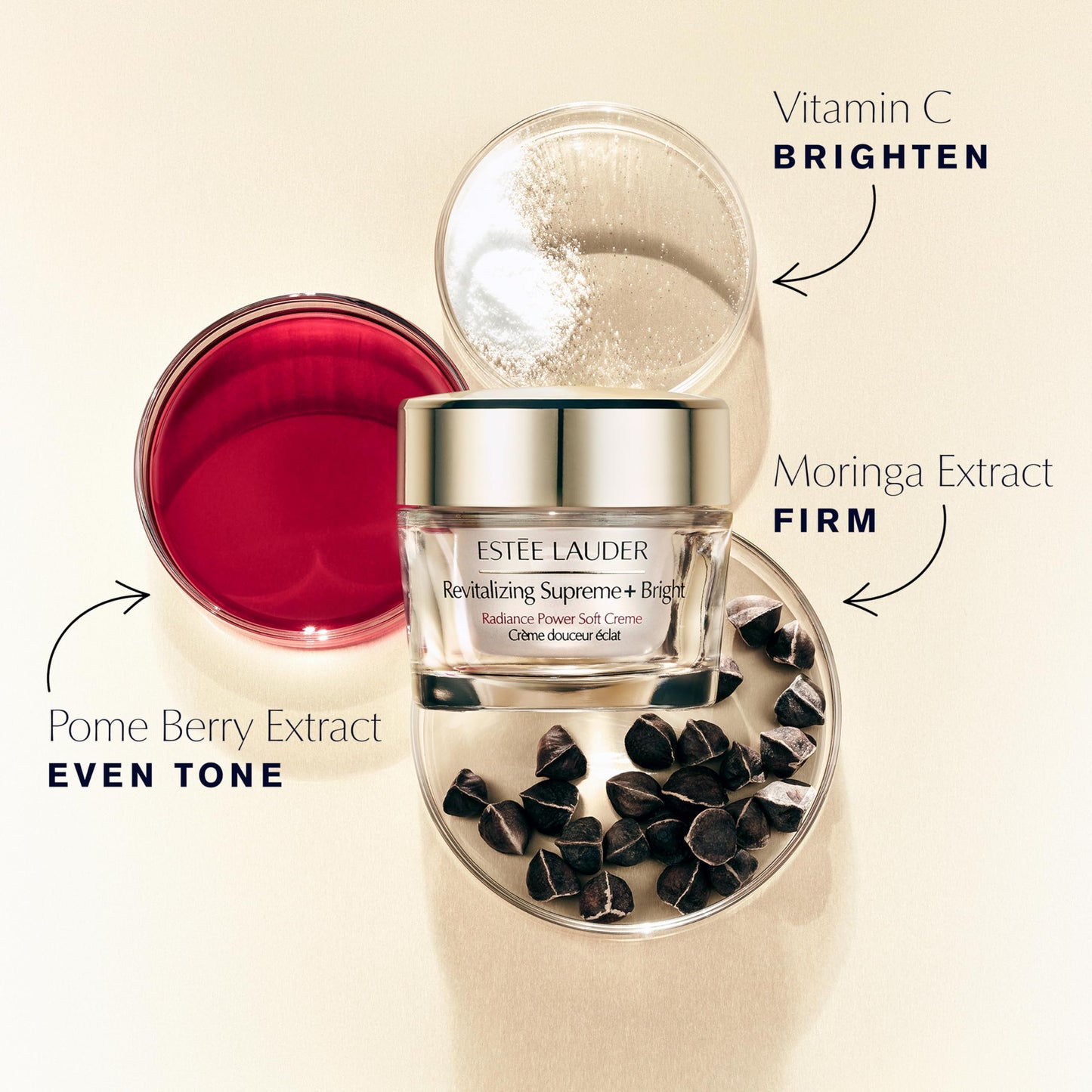 Estée Lauder Revitalizing Supreme+ Bright Radiance Power Soft Cream | Face Moisturizer with Vitamin C | Targets Dark Spots & Dullness, 1.7 Ounce Beauty & Personal Care Estée Lauder