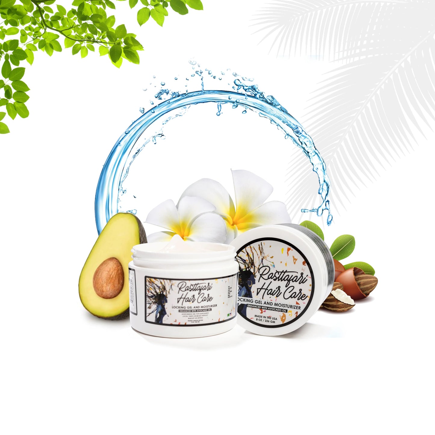 Rastta Locs Locking Gel and Moisturizer with Avocado Oil for Dreadlocks - 8oz Beauty & Personal Care Rasttafari Hair Care