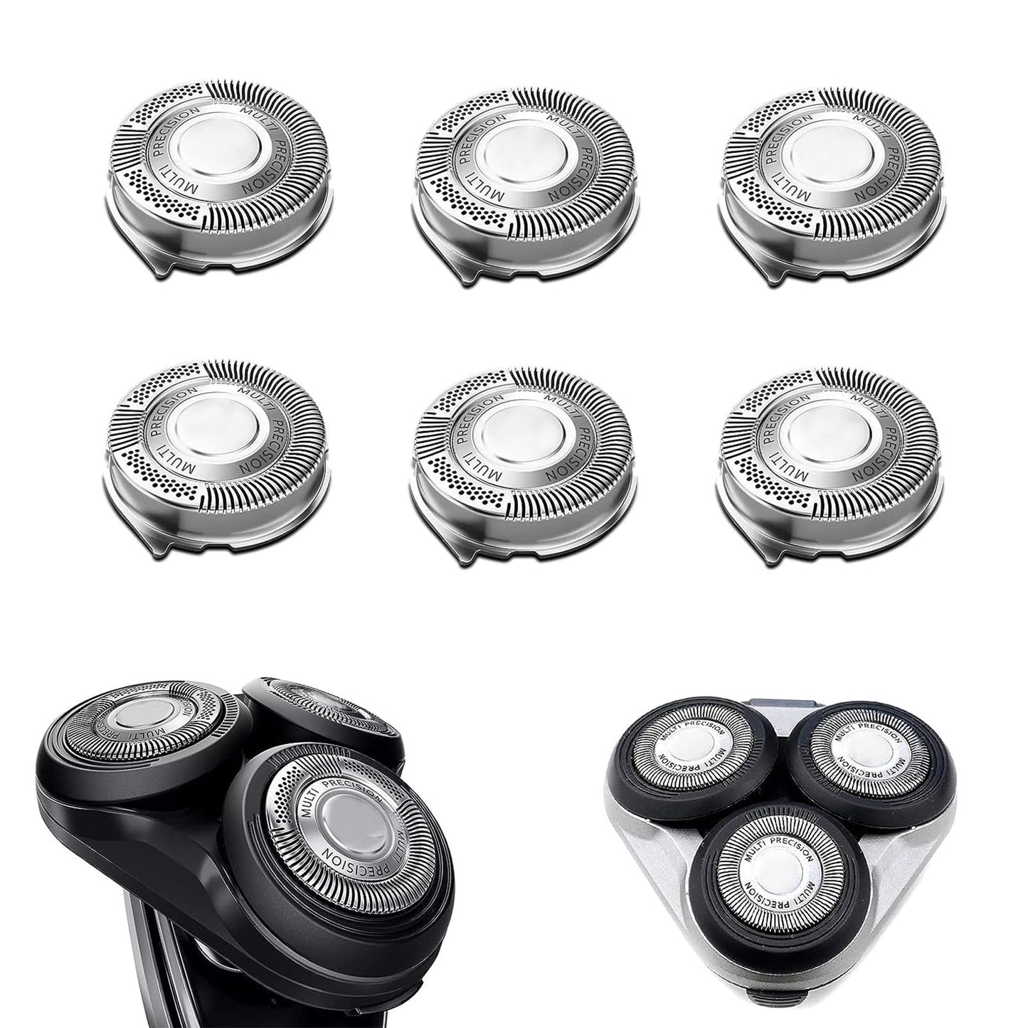 SH50/52 Replacement Heads for Philips Norelco Series 5000,Electric Shavers, Compatible with S5000,S5100,S5500 Series,6 pack Beauty and Personal Care Ruixin