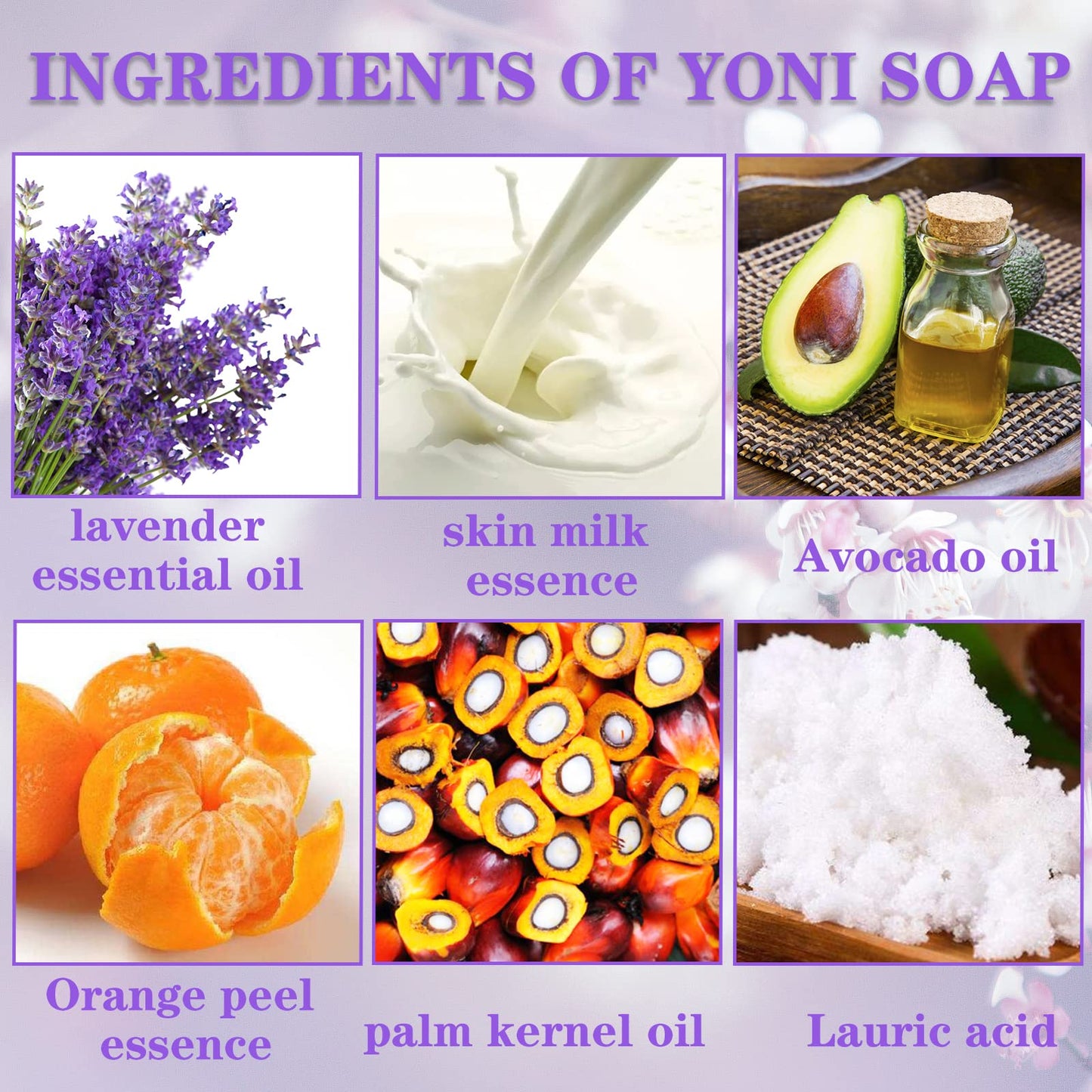 2 PCS Yoni Soap Bars for Women, 100% Handmade Natural PH Balanced & V Cleansing Bar Soap for Women, Natural Soap Bar with Bubble Foam Net, Bath Wash Beauty & Personal Care Shibarcle