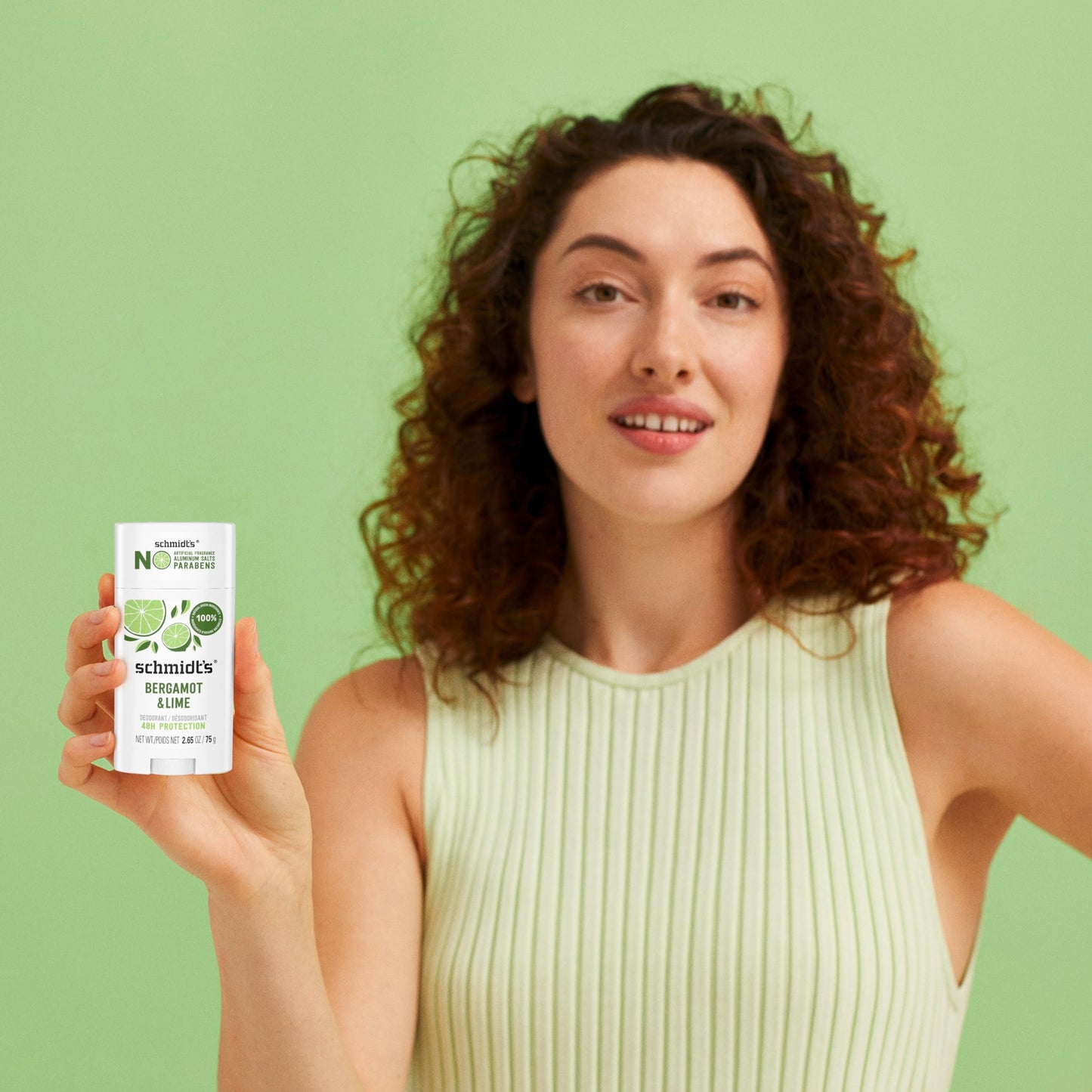 Schmidt's Aluminum-Free Vegan Deodorant Bergamot & Lime 4 Count for Women and Men, with 24 Hour Odor Protection, Natural Ingredients, Cruelty-Free Beauty & Personal Care Schmidt's