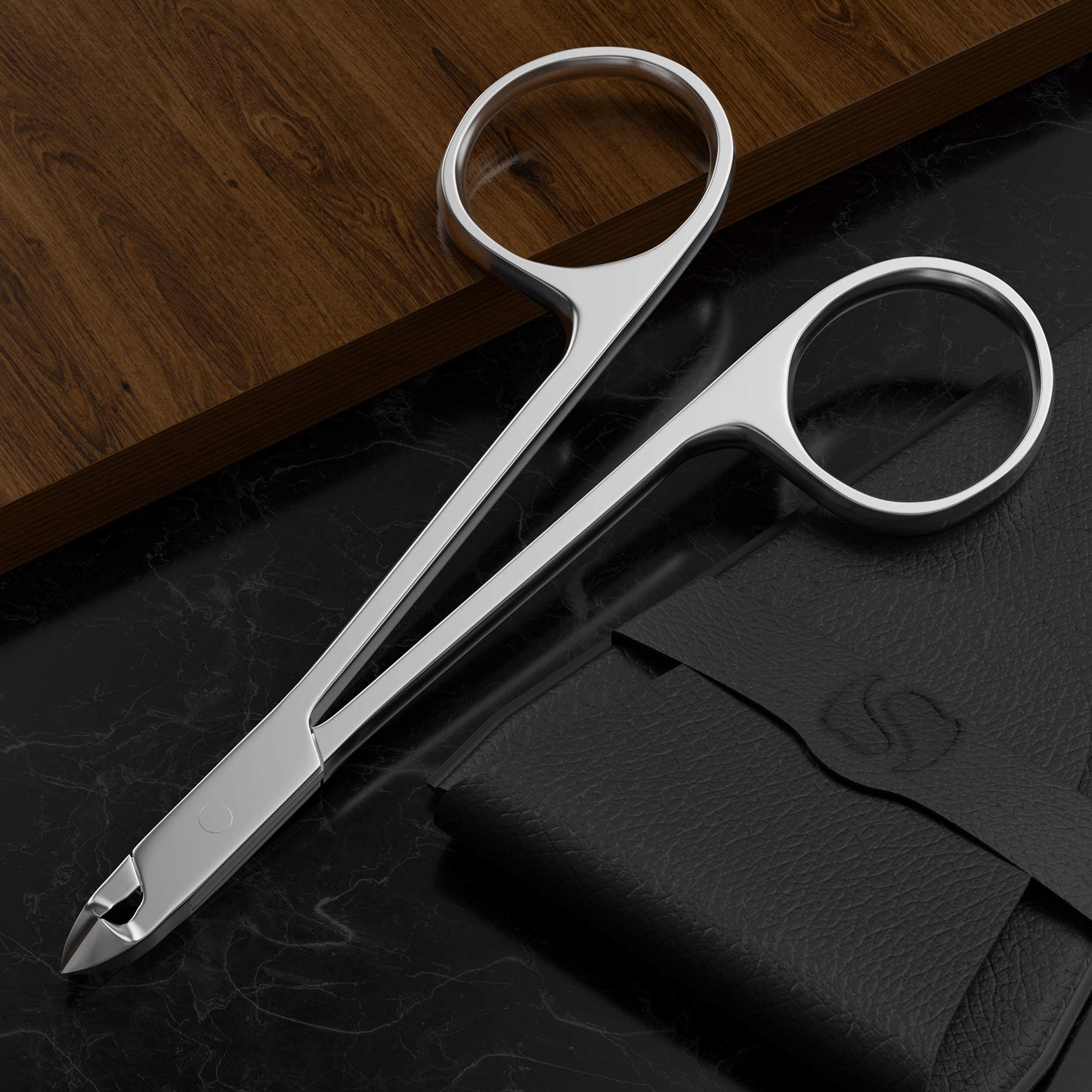 Suvorna 4" cuticle scissors for nails cuticle trimmer, cuticle nippers professional, cuticle clippers professional, cuticle scissors extra fine Beauty & Personal Care Suvorna