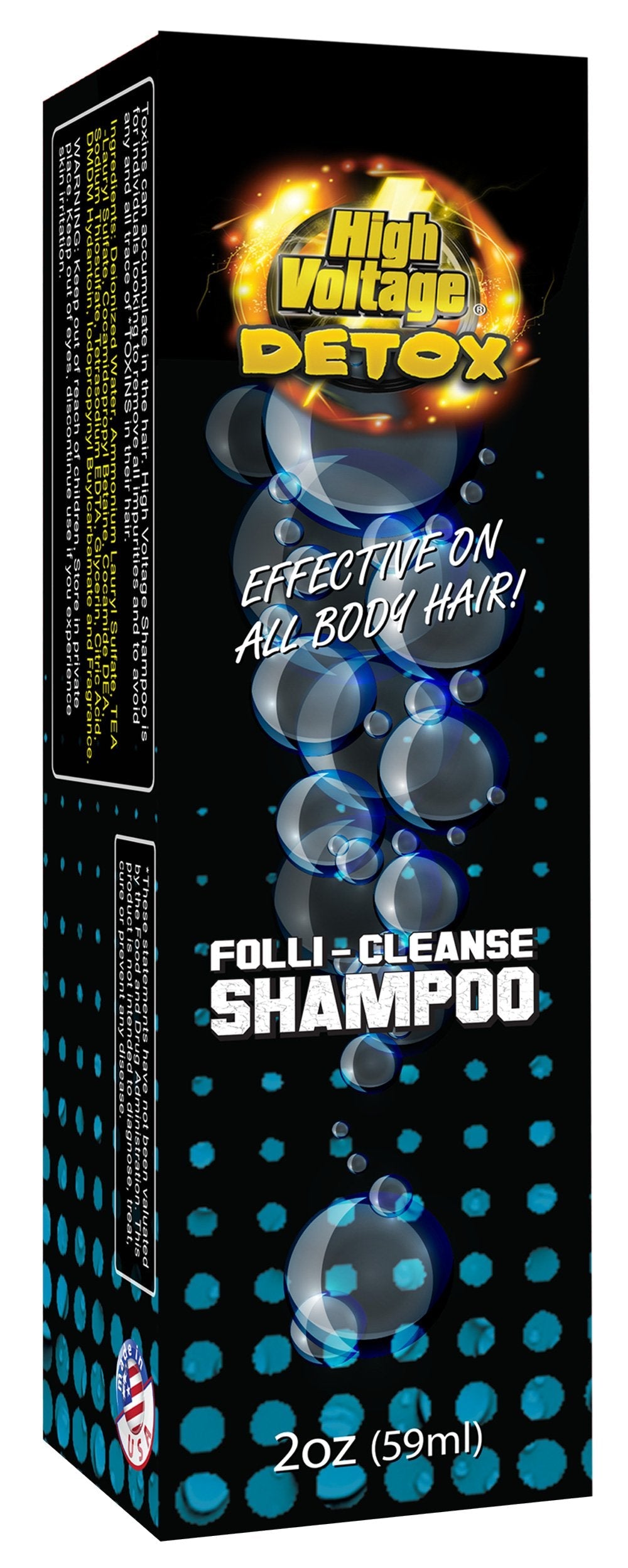 ppmarket High Voltage Hair Follicle Cleanser Detox Test Shampoo 3 Beauty & Personal Care HAIR DETOX