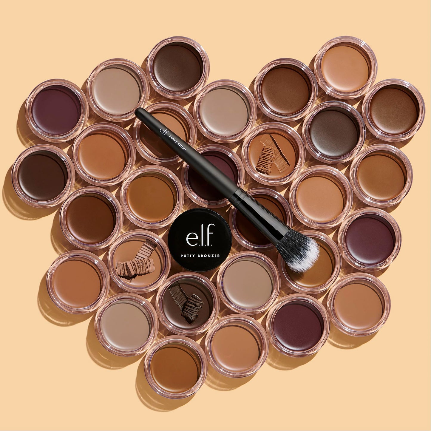 e.l.f. Putty Bronzer, Creamy & Highly Pigmented Formula, Creates a Long-Lasting Bronzed Glow, Infused with Argan Oil & Vitamin E, Tan Lines, 0.35 Oz Beauty & Personal Care e.l.f.