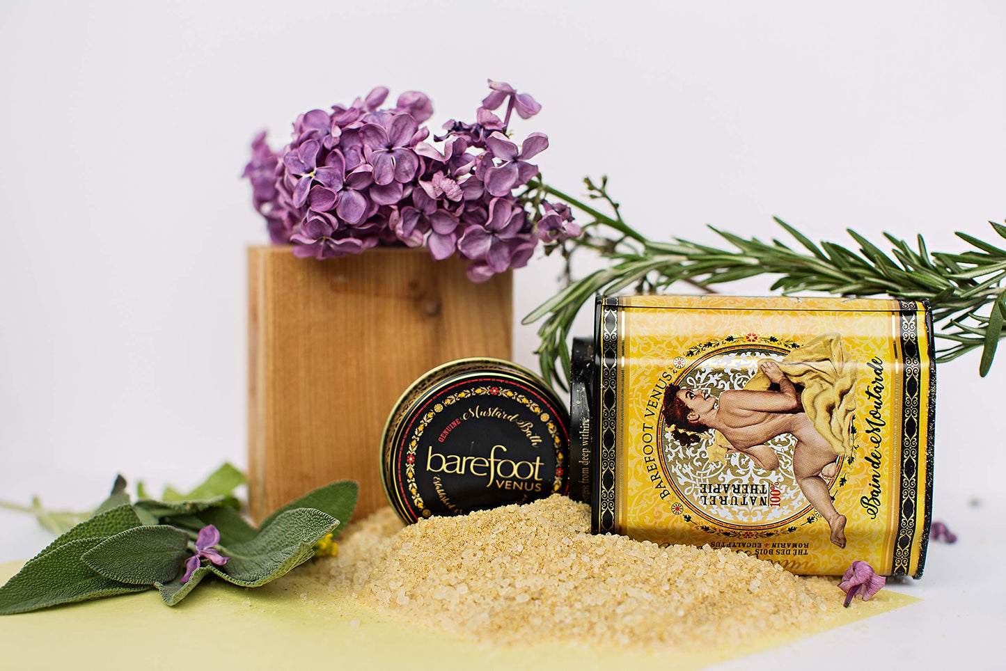 Barefoot Venus Epsom Salt Bath Soak with 100 % Natural Oils (Mustard Bath) Beauty & Personal Care Barefoot Venus