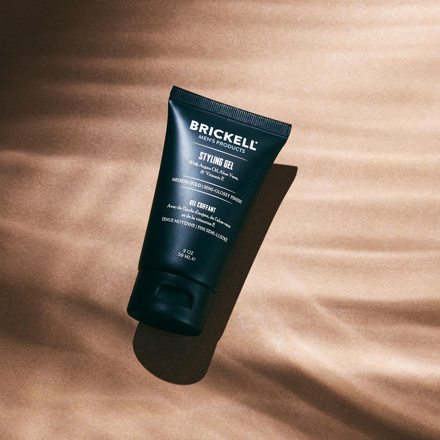 Brickell Men's Hair Styling Hair Gel For Men, Natural and Organic, All Day Hold for Glossy Style, Natural Scented, 2 Ounce Beauty & Personal Care Brickell Men's Products