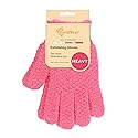 Evridwear Exfoliating Glove Shower Gloves Exfoliate Dead Skin for Dry Sensitive Skin No Irritation with Hanging Loop Beauty & Personal Care Evridwear