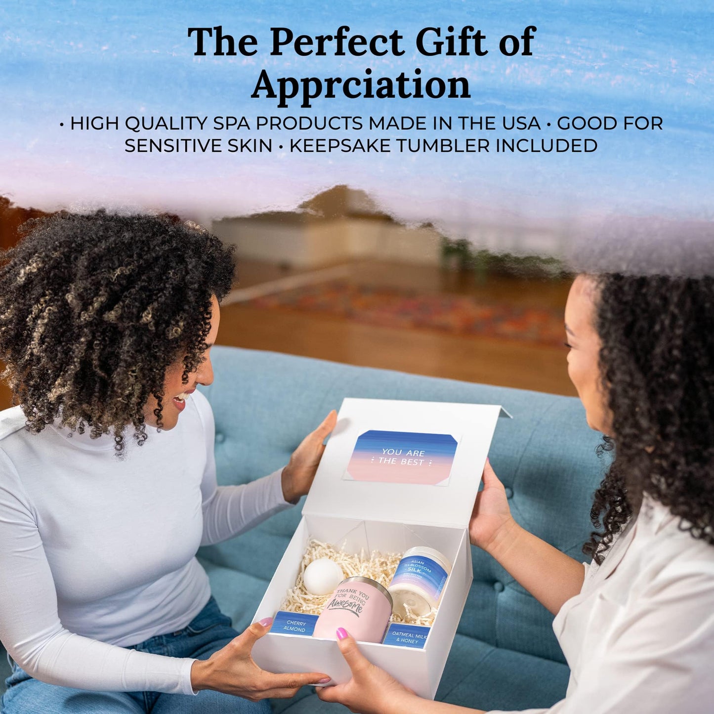 Sodilly Thank You Spa Gift Box – Relaxing Bath Set with Blush Tumbler | Appreciation Gifts for Women, Teacher, Nurse, Boss, Coworker & Friends Beauty & Personal Care Sodilly