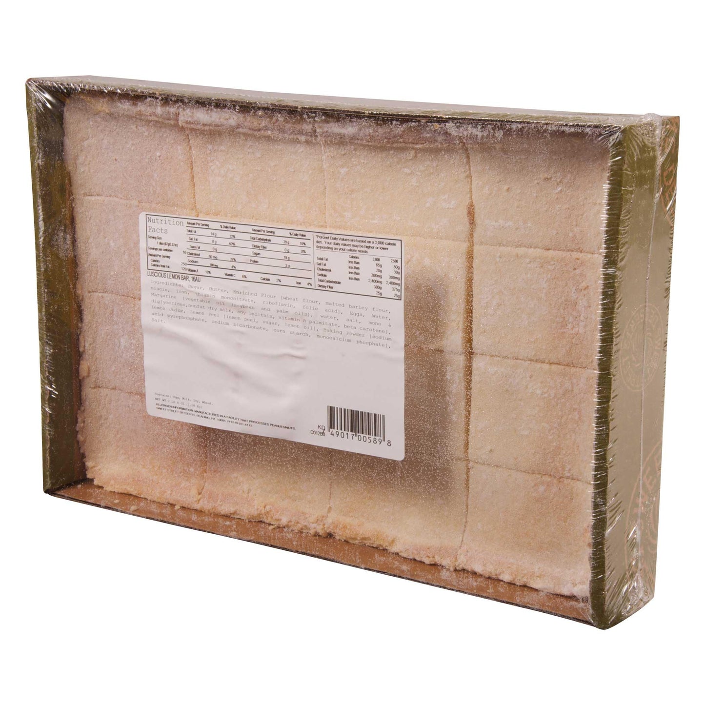 Sweet Street Shelf Stable Luscious Lemon Bar, 16 Slice -- 4 per case. Beauty & Personal Care SWEET STREET DESSERTS