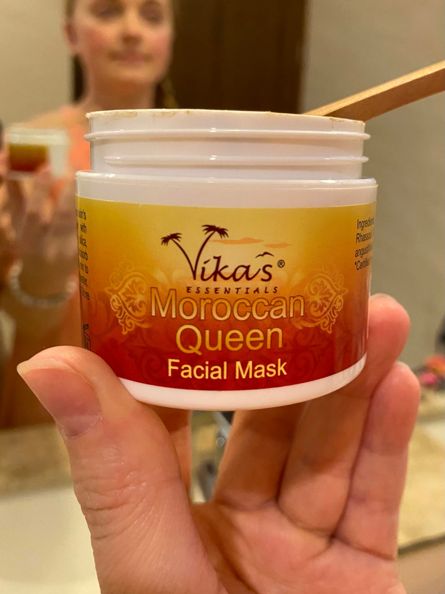 Vika's Essentials Organic Facial Clay Mask 'Moroccan Queen' Beauty & Personal Care Vika's Essentials