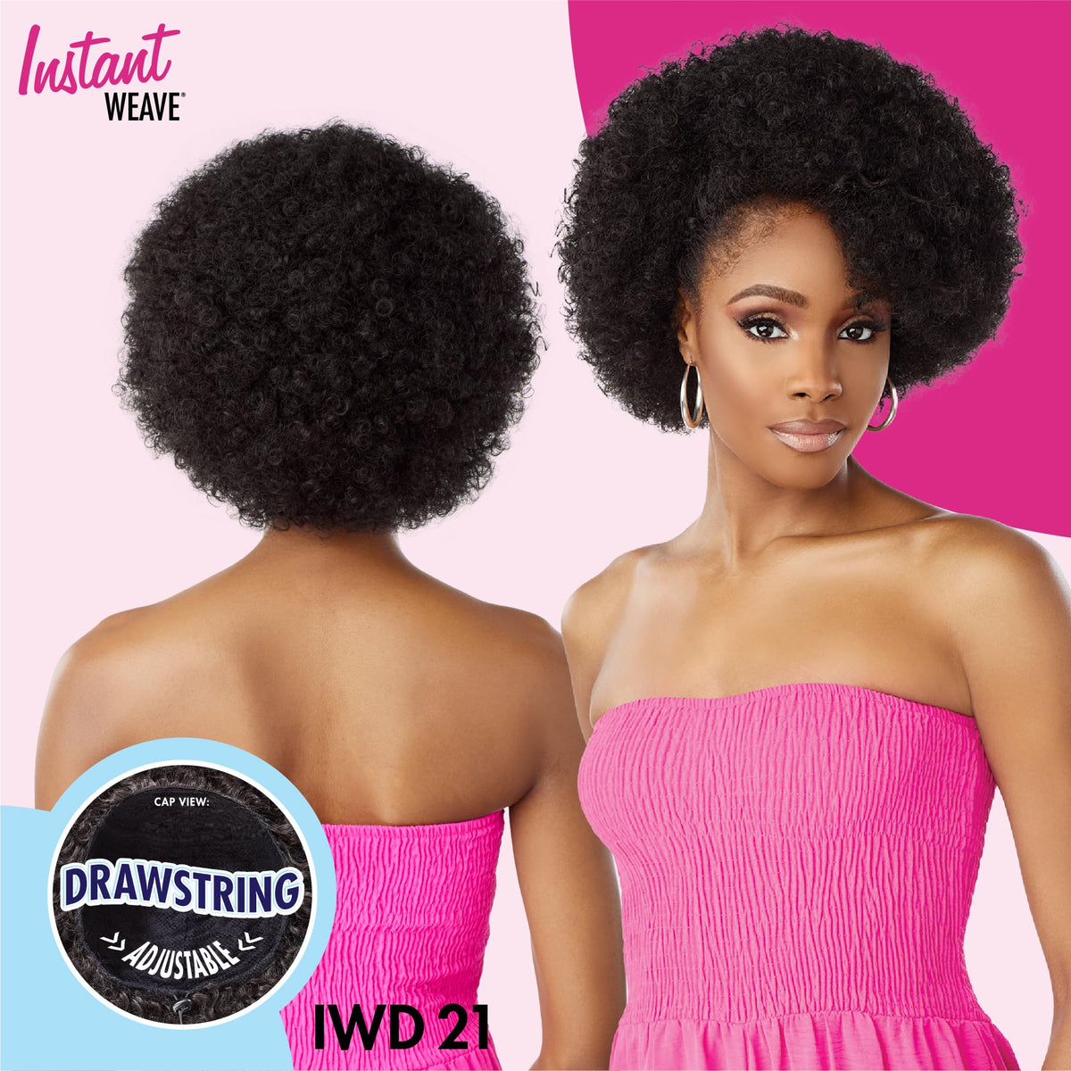 Sensationnel Instant Weave Half Wig-21, T1B/4