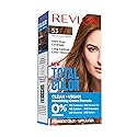 Revlon Total Color Permanent Hair Color, Clean and Vegan, 100% Gray Coverage Hair Dye, 53 Medium Golden Brown Beauty & Personal Care REVLON