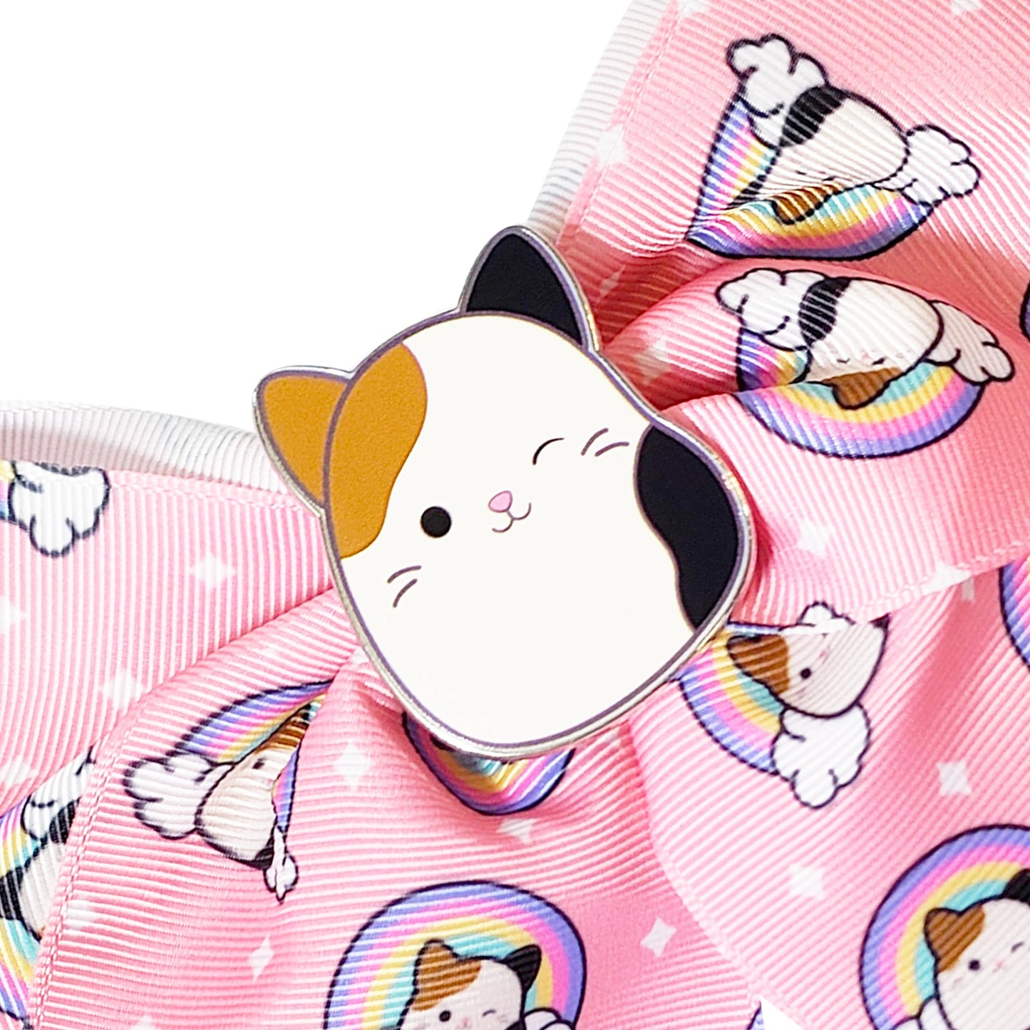 LUV HER Cute Squishmallows Hair Bows For Girls - One Large Squishmallows Printed Hair Bow with a Charm Featuring your Favorite Character - Alligator Beauty & Personal Care LUV HER