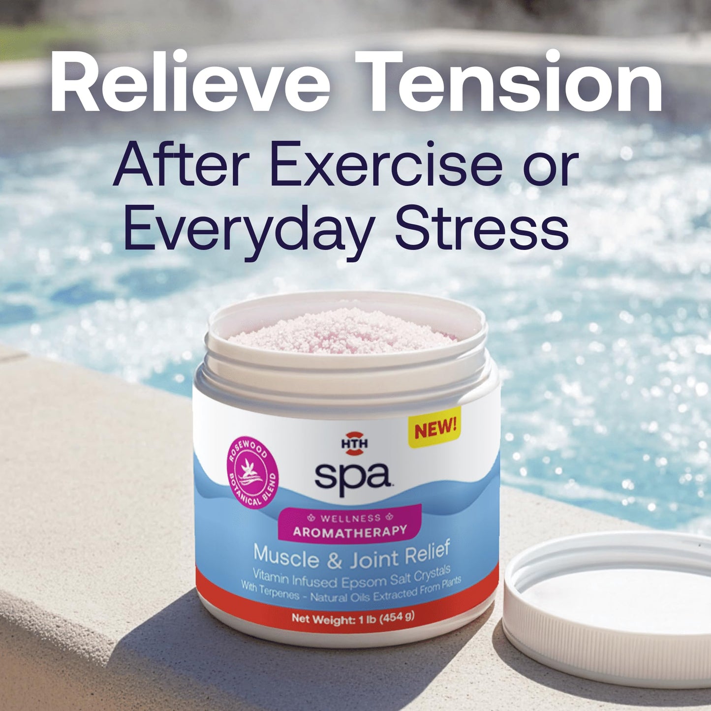 HTH Spa 86001 Wellness Aromatherapy Muscle & Joint Relief for Spas & Hot Tubs, 1lb Beauty and Personal Care hth Spa