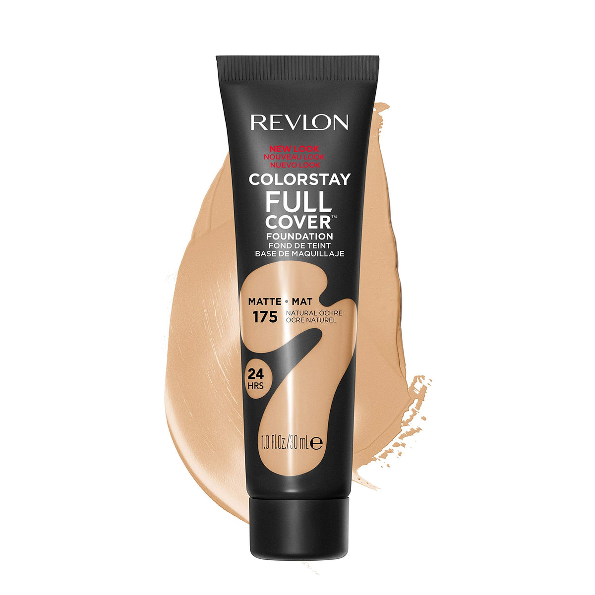 Revlon Liquid Foundation, ColorStay Face Makeup for Normal and Dry Skin, Longwear Full Coverage with Matte Finish, Oil Free, 175 Natural Ochre, 1.0 Oz Beauty & Personal Care REVLON