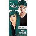 Splat Deep Emerald Semi Permanent Hair Dye Kit with Bleach, 1 Application, Includes Green Hair Dye, Oxide & Bleach Powder, Vegan & Cruelty Free Hair Beauty & Personal Care Splat