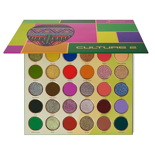 Juvia's Place Culture 2 - Eye Shadow Palette 30 Colors, Long Lasting High Pigment Rich Glitter Natural Smoky Tones Matte Brown Neutral & Shimmering… Beauty & Personal Care Juvia's Place