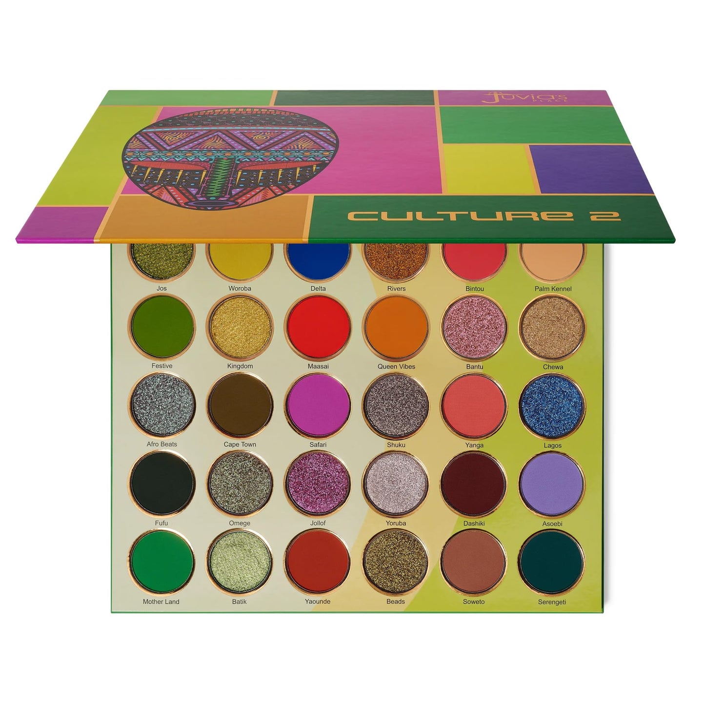 Juvia's Place Culture 2 - Eye Shadow Palette 30 Colors, Long Lasting High Pigment Rich Glitter Natural Smoky Tones Matte Brown Neutral & Shimmering… Beauty & Personal Care Juvia's Place