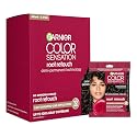 Garnier Color Sensation Root Retouch, Demi Permanent Hair Dye for Roots with 100% Gray Coverage and No Ammonia, Dark Brown Hair Dye 4.0, Pack of 6 Beauty & Personal Care Garnier