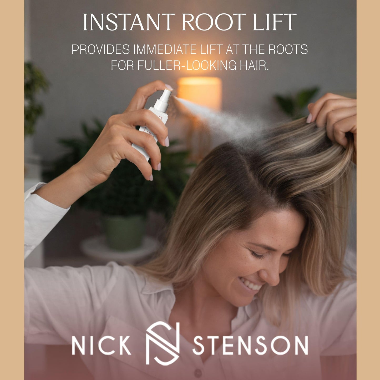 Nick Stenson Root Lifter Spray - For Fine Hair - Instantaneous Lift - Builds Body with a Soft Finish - Vegan and Colorsafe - 6 oz. Beauty & Personal Care Nick Stenson