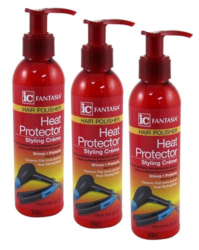 Fantasia Ic Heat Protector Styling Cream Polisher 6 Ounce (Pack of 3) Beauty & Personal Care Fantasia