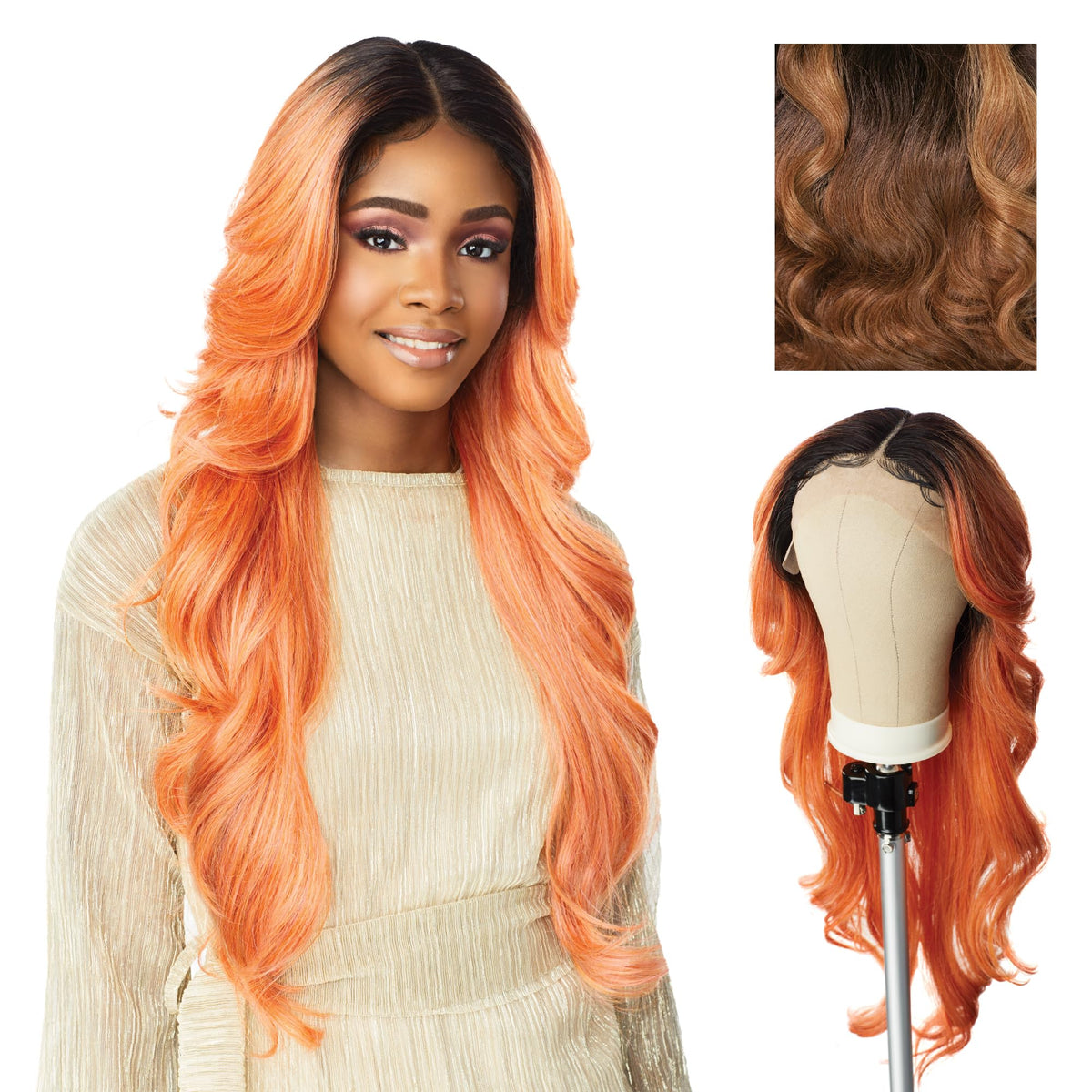 Sensationnel Butta LaceWig-Unit 2, MP/HAZEL