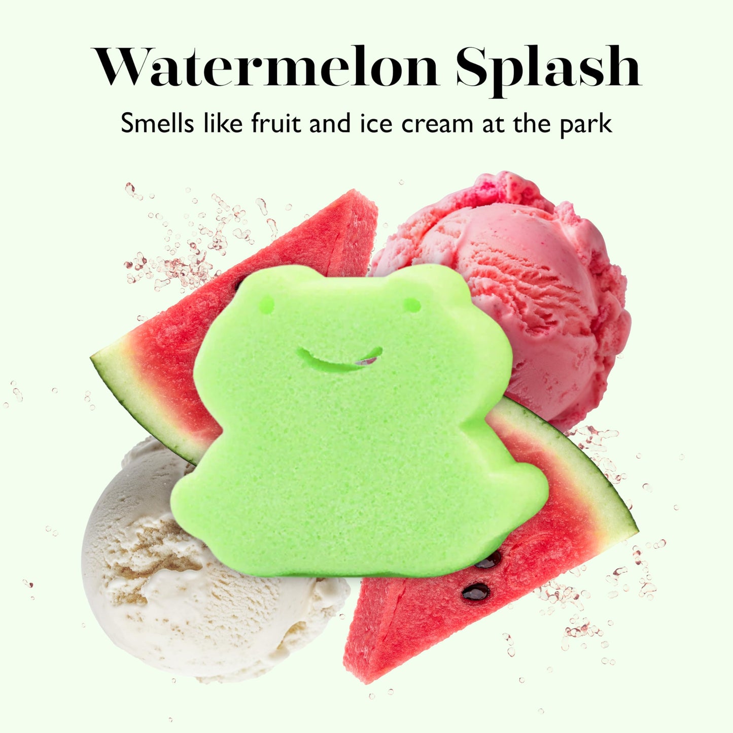 Spongelle Frog Eco Collection Animals Kids Buffer Body Scrubber - Bath & Shower Loofah for Kids - Biodegradable, Cruelty-Free, Vegan Beauty and Personal Care SPONGELLÉ