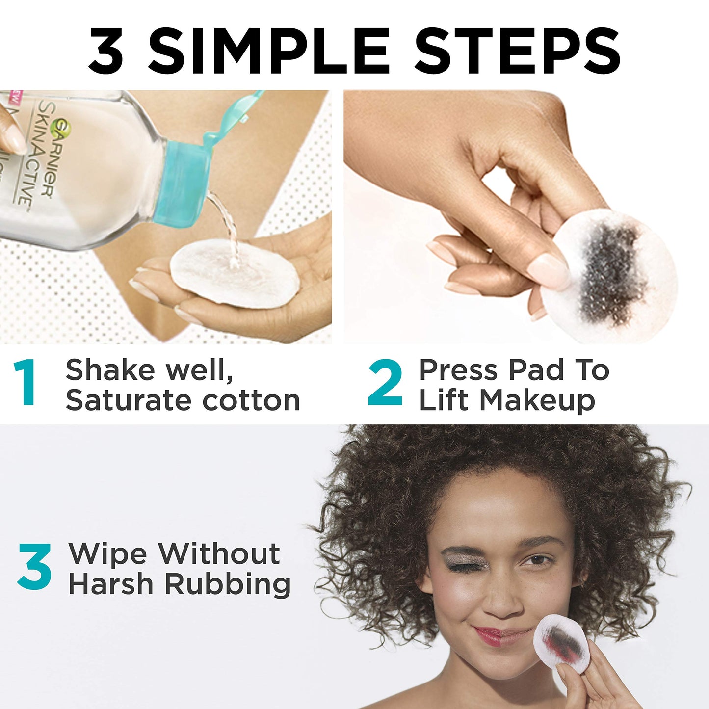 Garnier SkinActive Micellar Cleansing Water, All-in-1 Waterproof Makeup Remover and Facial Cleanser, 3.4 fl oz, 3 Pack Beauty & Personal Care Garnier