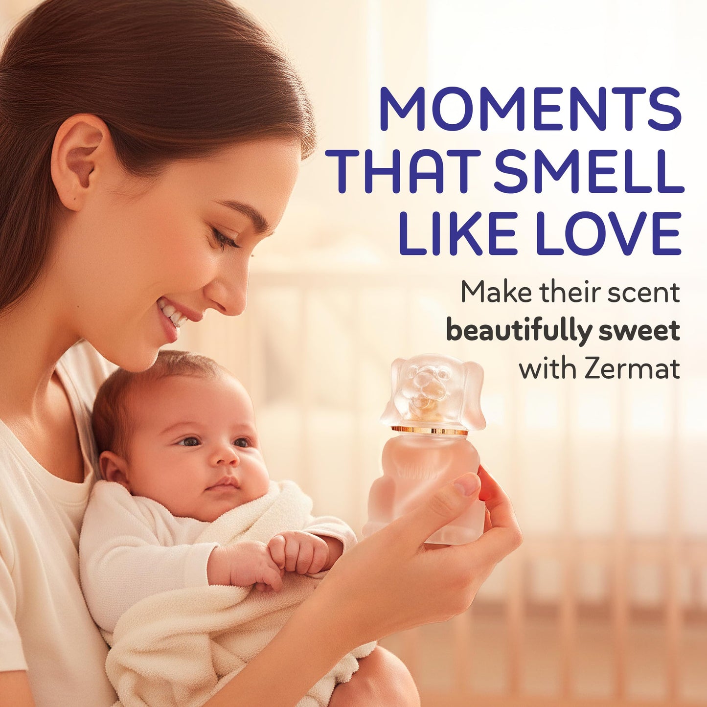 Zermat Boby | Baby Cologne Unisex Perfume |Paraben-Free, Hypoallergenic & Gentle Formula | Long-Lasting Powdery, Clean, Floral Perfume Violet & White Beauty & Personal Care Zermat