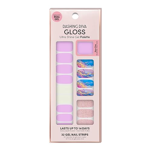 Dashing Diva Gloss Ultra Shine Gel Palette (Violet Moonstone) Beauty & Personal Care Dashing Diva