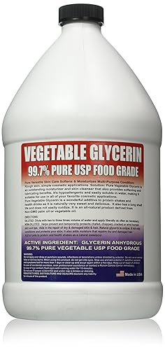 SMPLY. 99.7% Pure USP Food Grade Vegetable Glycerin for Skin, Soap, and More, 1 Gallon Beauty & Personal Care Froggy's Fog