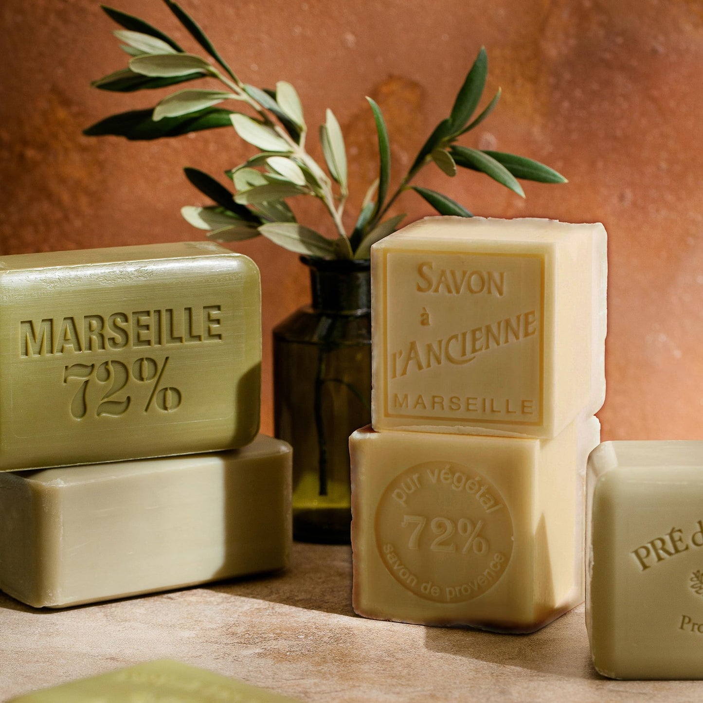 Pre de Provence Artisanal Soap Bar, Enriched with Organic Shea Butter, Natural French Skincare, Quad Milled for Rich Smooth Lather, 8.8 Ounce, Olive Beauty & Personal Care Pre de Provence
