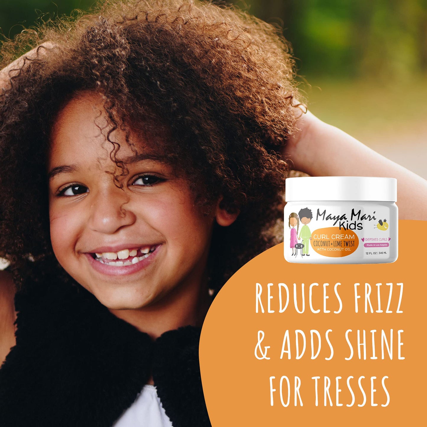 Maya Mari Kids 2 in 1 Shampoo and Conditioner and Curl Cream Set for Curly Hair Products, Tear Free, Sulfate Free, Cruelty Free Haircare for Boys Beauty & Personal Care MAYA MARI