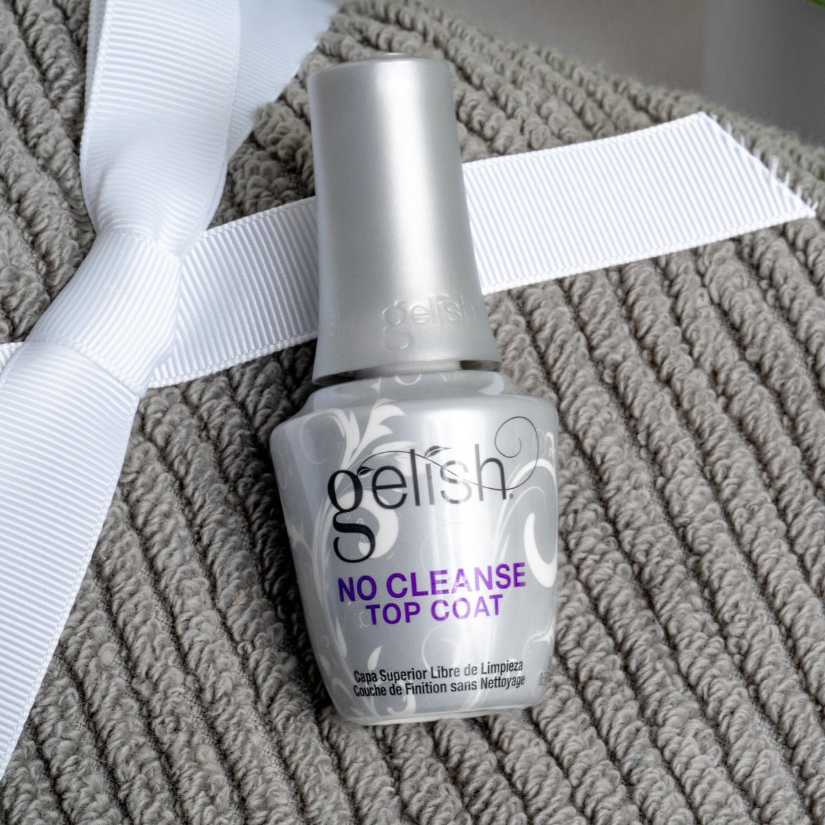 Gelish No-Cleanse No Wipe UV/LED Gel Nail Polish Top Coat Sealer, 15mL