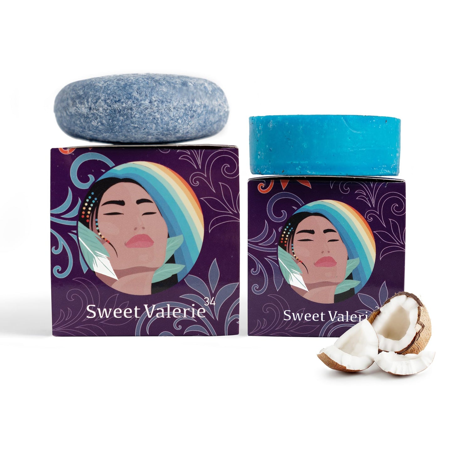 Sweetvalerie34 Shampoo & Conditioner Bar Set - Made with Organic Ingredients - Hydrating, Promotes Hair Growth, Anti-Frizz - All Hair Types Beauty & Personal Care Sweetvalerie34