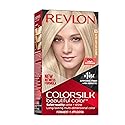 Revlon Colorsilk Beautiful Color Permanent Hair Color, Long-Lasting High-Definition Color, Shine & Silky Softness with 100% Gray Coverage, Ammonia Beauty & Personal Care REVLON