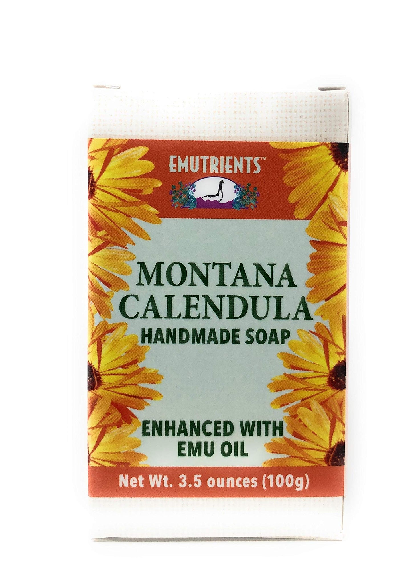 Montana Emu Ranch - Montana Calendula Handmade Soap 3.5 Ounce Bar Beauty & Personal Care Montana Emu Ranch
