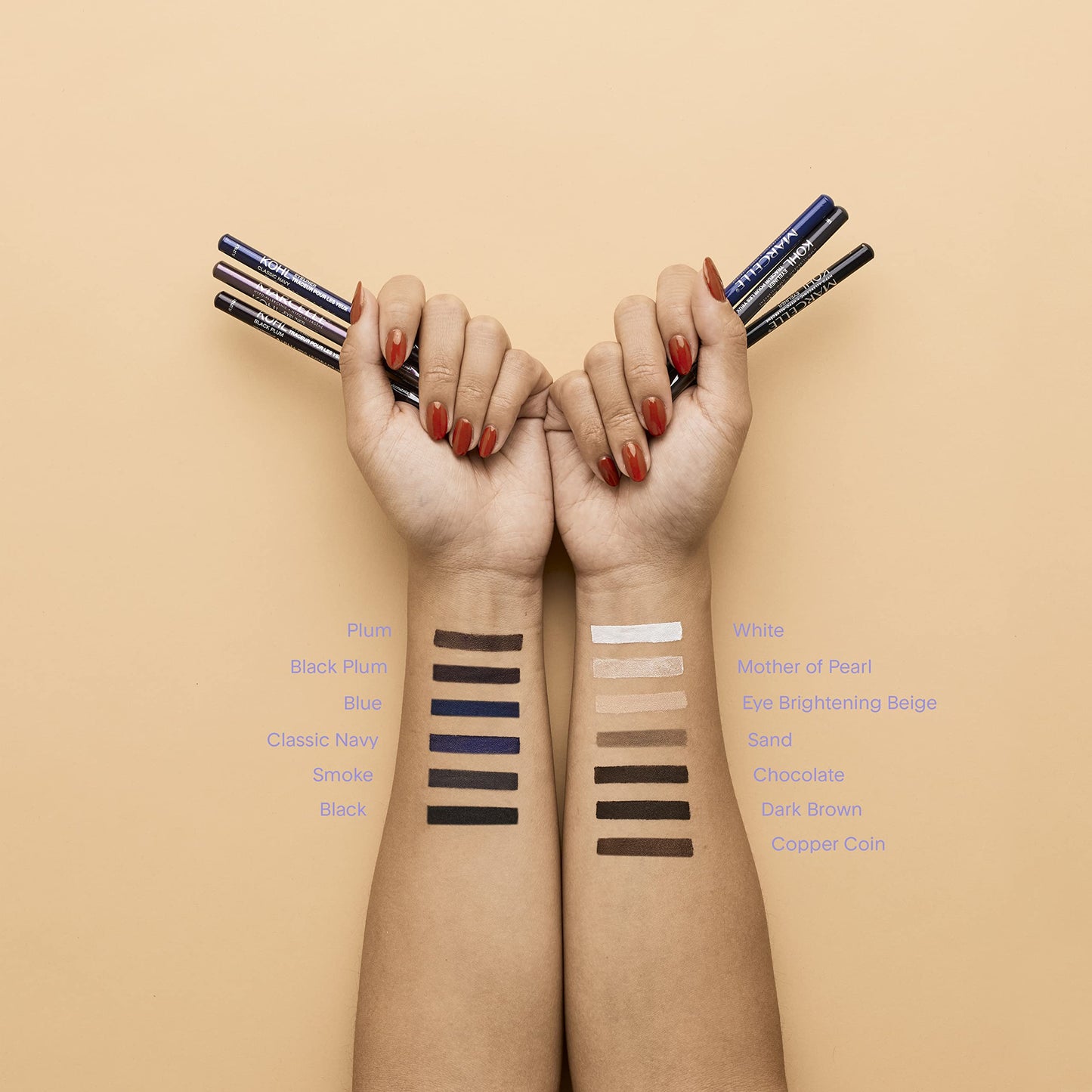 Marcelle Kohl Eyeliner, Classic Navy, Eye Pencil, Long-Lasting, Waterproof, Intense Colour, Fragrance-Free, Hypoallergenic, Recognized by CDA Beauty & Personal Care MARCELLE