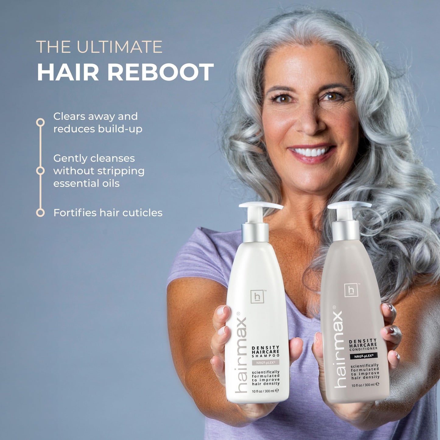 Hairmax Shampoo & Conditioner | Anti Thinning formula | Advanced Hair & Scalp Therapy for Thinning Hair | Cleanses, Hydrates & Strengthens | Sulfate Beauty & Personal Care Hairmax