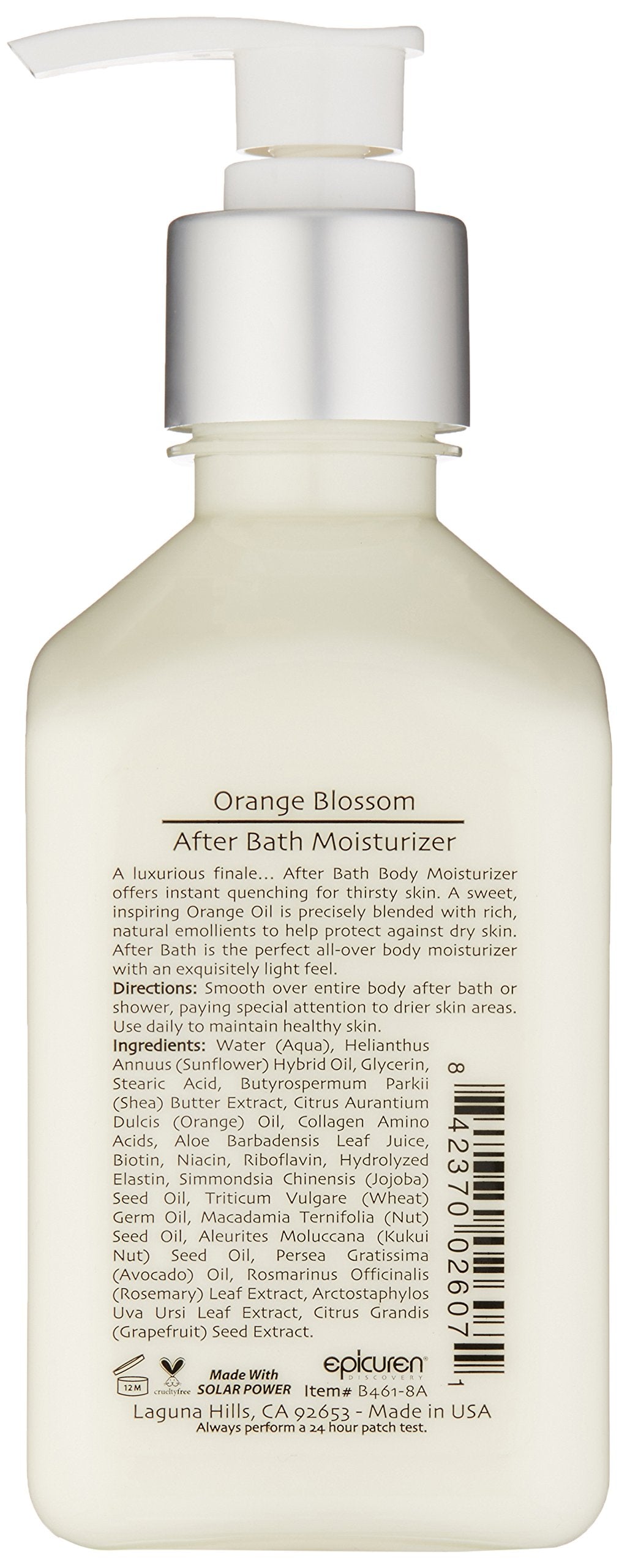 epicuren DISCOVERY Orange Blossom After Bath Body Moisturizer, 8 oz. Beauty & Personal Care epicuren DISCOVERY